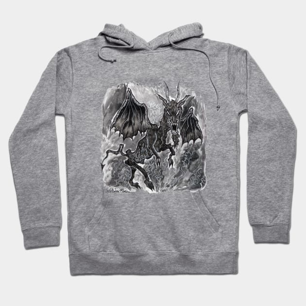 Jersey Devil Hoodie by Christopher's Doodles